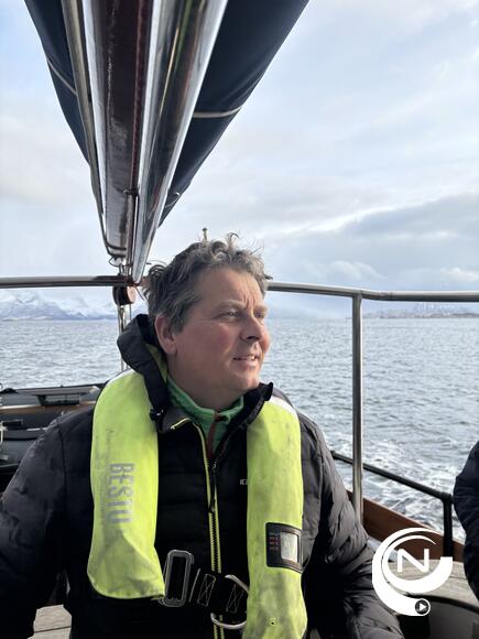 Ondernemerskoppel uit Grobbendonk  laat het Hoge Noorden zien met zeilschip Saeftinghe