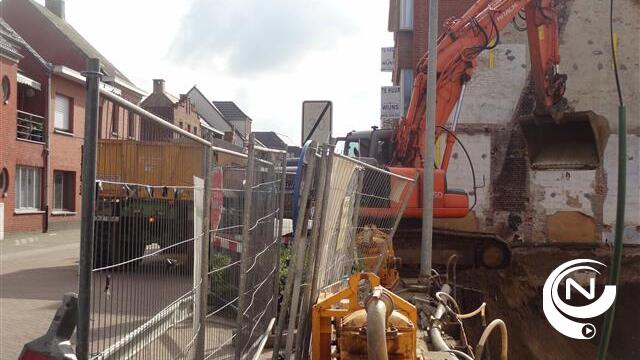 Toekomst appartementsblok Vonckstraat Herenthout onduidelijk, werken bouwput gaan gewoon verder 