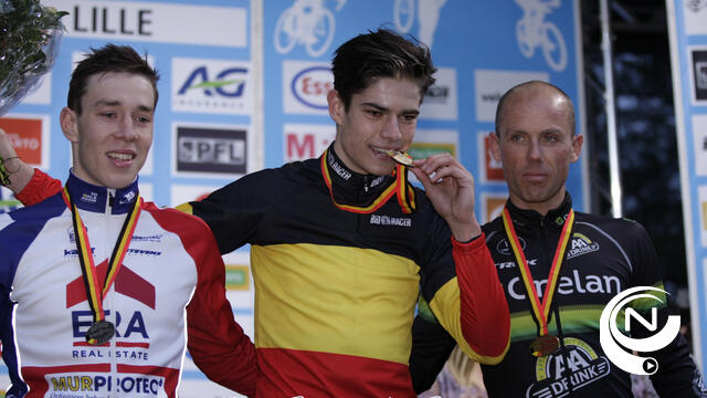 Sanne Cant en Wout Van Aert brengen als Belgisch Kampioen veldrijden Lille in extase