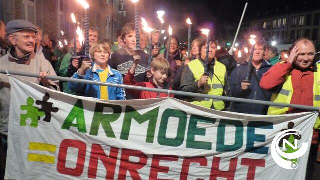 Fakkeltocht tegen Armoede in Herentals 
