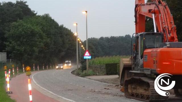 Start werken Poederleeseweg (N153) zorgt voor chaos