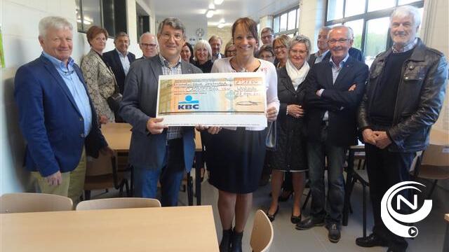 Rotary Westerlo geeft opleidingsvorm 4 in BuSO Tongelsbos flinke ondersteuning 