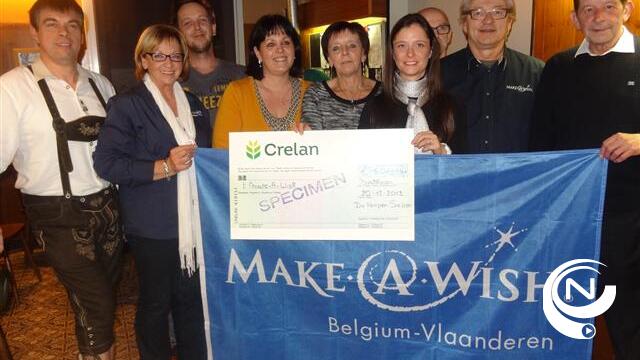 Die Kempen Sieben uit Morkhoven schenken 6013,14 euro aan Make a Wish