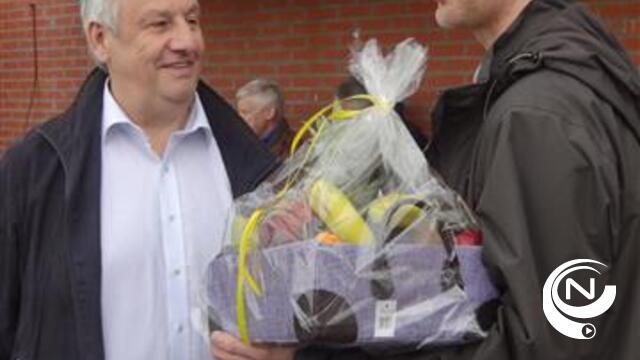 Thomas Van der Schraelen gevierd voor 100e wedstrijd bij VC Herentals 