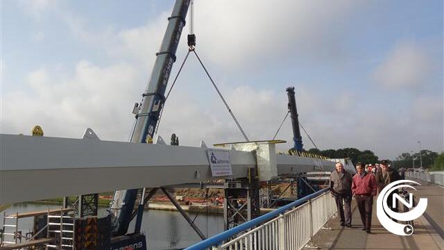 Plaatsing brug Hoogbuul Olen precisiewerk