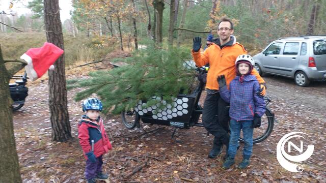 Zo'n 210 gezinnen halen pure kerstboom uit Heiberg - actie Natuurpunt Nete & Aa - extra foto's