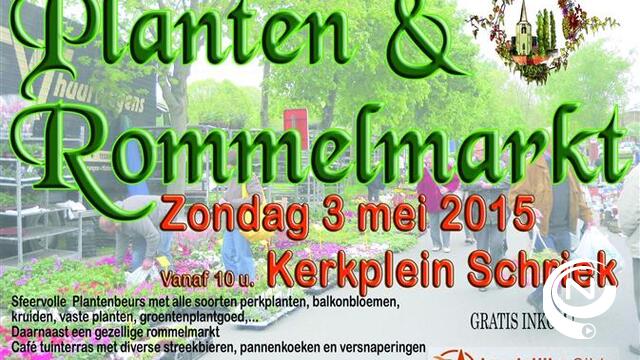 Planten en rommelmarkt landelijke gilde Schriek