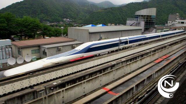 Japanse magneetzweeftrein haalt kaap van 600 km/u