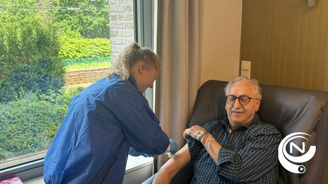 foto AZ Herentals patiënt chemo thuistoediening