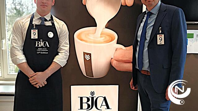 Sion Embrechts (18)  van Hotelschool Turnhout wint brons en prijs beste cappuccino op BJCA-wedstrijd