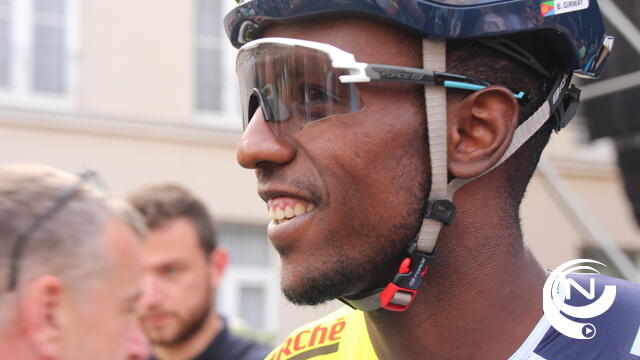 Biniam Girmay rijdt  na-Tourcriterium Herentals