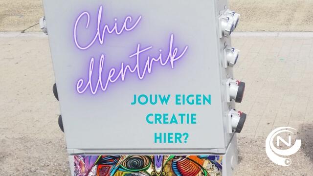 Chick Ellentrik fleurt  elektriciteitskasten in Kasterlee op : talent gezocht