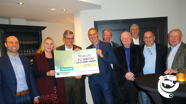 Serviceclub Fifty-One voorzitter Rudi Cools : 'Mooie cheque €4.000 voor Kom op Tegen Kanker'
