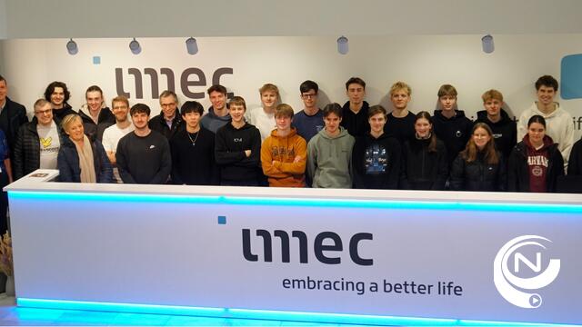 Exclusief studiebezoek kOsh STEM-leerlingen aan imec : "Kies voor je studiepassie,  volg iets wat je écht boeit”