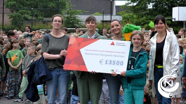 BS Wijngaard kOsh Herentals : vergroening speelplaats met overdekte chillzone, ruimte voor creatief spel met ‘loose parts’... en véél meer