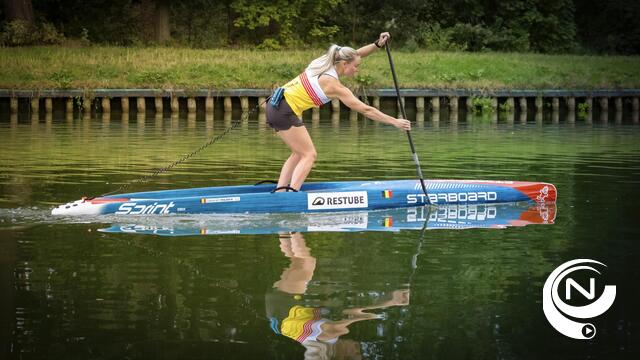 Deborah Wouters uit Herentals Belgisch kampioen SUP : "Nooit opgeven, doorgaan!"