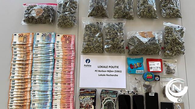 Politie Berlaar-Nijlen : 'Huiszoeking levert grote drugsvangst op met meer dan €4.000 cash'