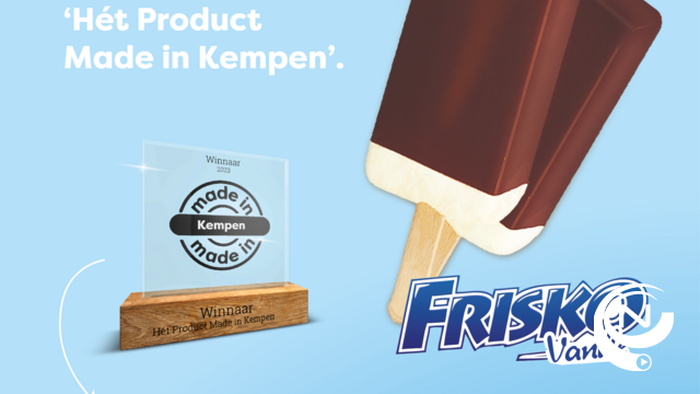 Frisko Vanille van IJsboerke genomineerd vooraward "hét product Made in Kempen" 
