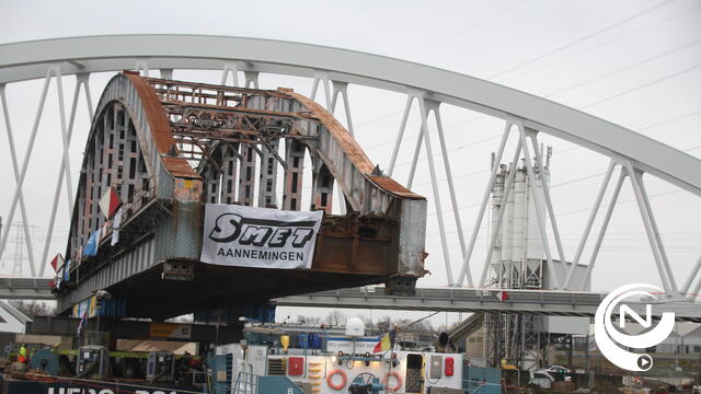 'Afbraak van spoorbrug Lierseweg Herentals markeert nieuwe stap in opwaardering Albertkanaal'- extra foto's vid