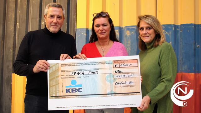 Metal Crownfest schenkt cheque €1.500 aan Olivia Fund