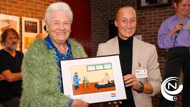 Schepen Laurence Luyten : "In één enkele tekening kunnen cartoonisten een verhaal vertellen dat raakt, verrast, én doet nadenken" - 37e Olense Kartoenale - extra foto's