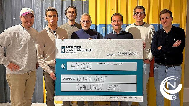 Olivia Golf Challenge schenkt cheque van maar liefst  €42.000 (!) aan Olivia Fund
