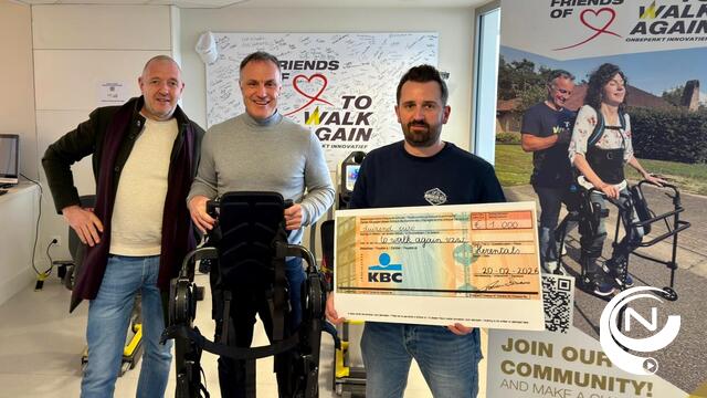 Grand Prix Monsieur Vélo schenkt €1.000 aan To Walk Again vzw
