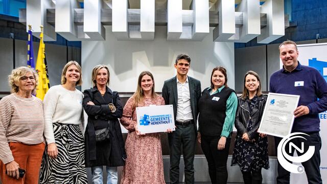 Herenthout ontvangt label Kindvriendelijke gemeente