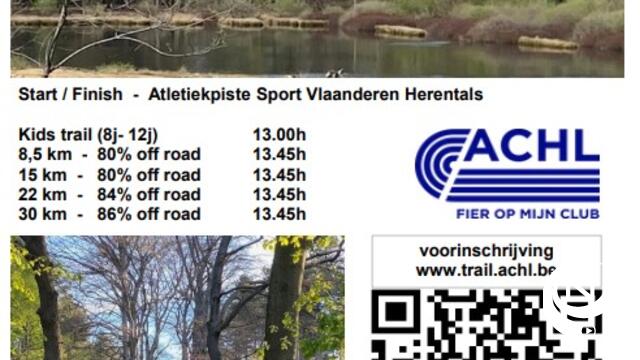 ACHL trail en natuurloop op 17 juni