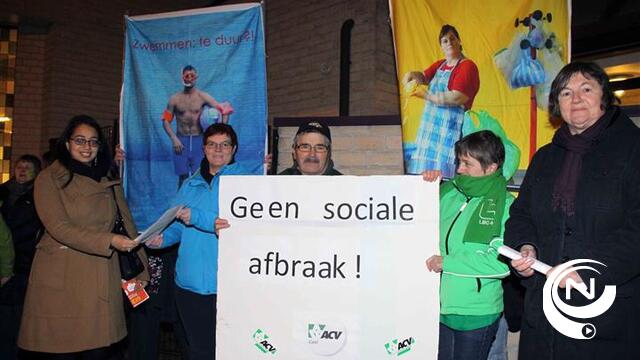 Geel Te Duur voert actie voor aanvang van de gemeenteraad 