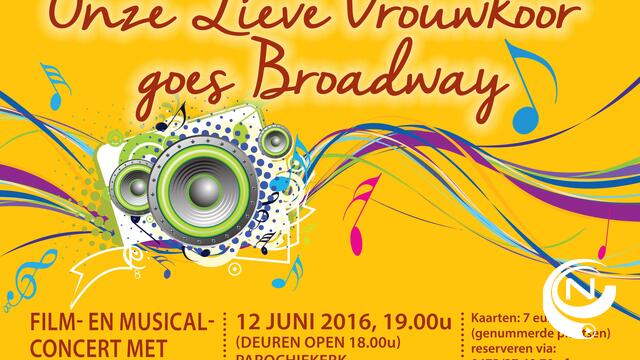 Onze-Lieve-Vrouwkoor Bouwel geeft 2 concerten en goes Broadway