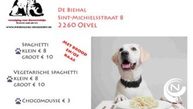 Spaghettidag t.v.v. Dierenasiel Unco-Jerry Kempen vzw in Biehal
