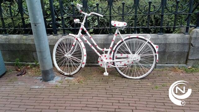 Agnes Janssens : 'Onze wonderbaarlijke 'bolletjeskunstfiets' is opnieuw verdwenen...'