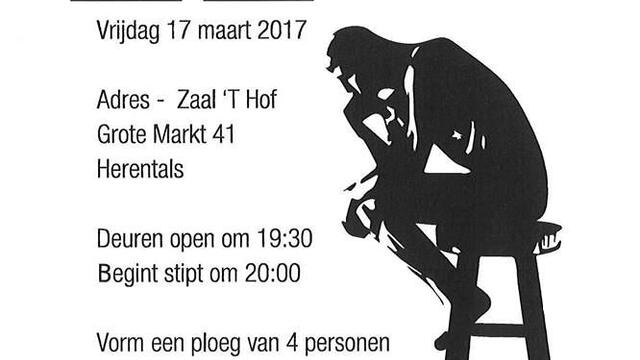 13e Akademie Kwis op 17 maart 