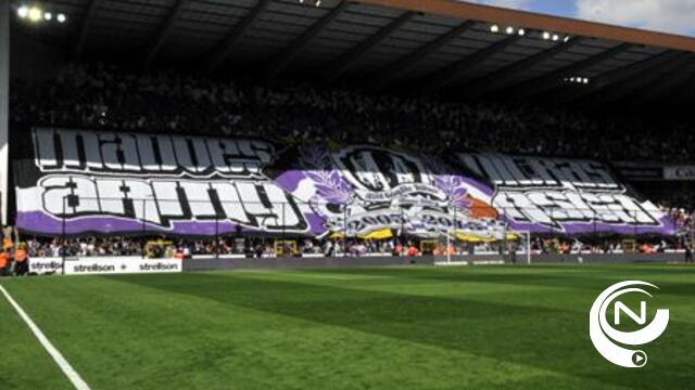 Anderlecht heeft aan 1 punt genoeg om zondag kampioen te spelen 