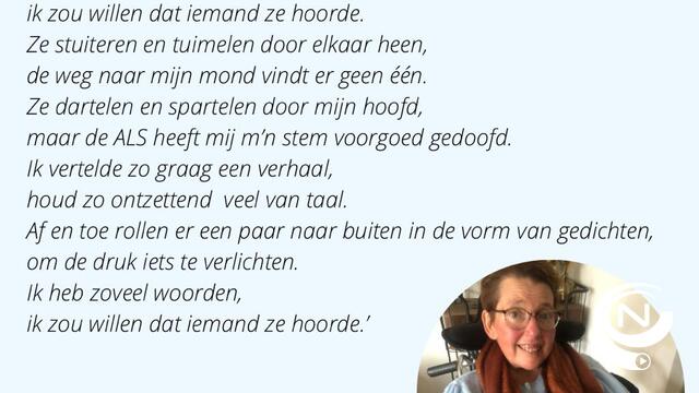 'Vuurtorens en Vlinders' gedichten door Anita Boere-Borremans uit Herentals - haar kijk op het leven met ALS