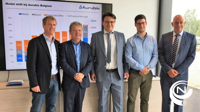 Aurubis bouwt nieuwe kade in Olen om 26.000 vrachtwagenritten van weg te halen