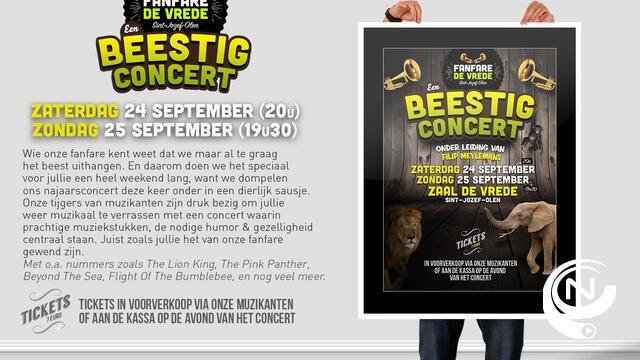 Uniek en beestig concert in Olen 