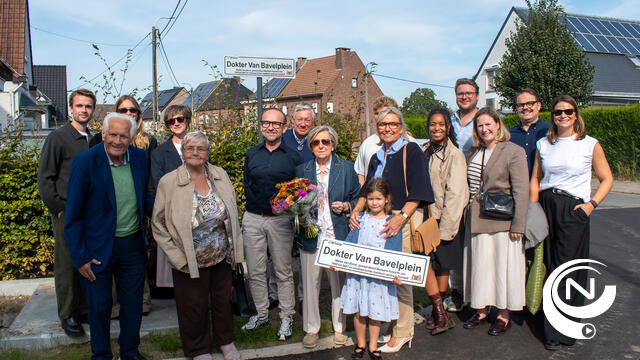 Dokter Van Bavelplein in Berlaar eert populaire huisarts die bijna 50 jaar "altijd meteen aan uw bed stond 24/24"