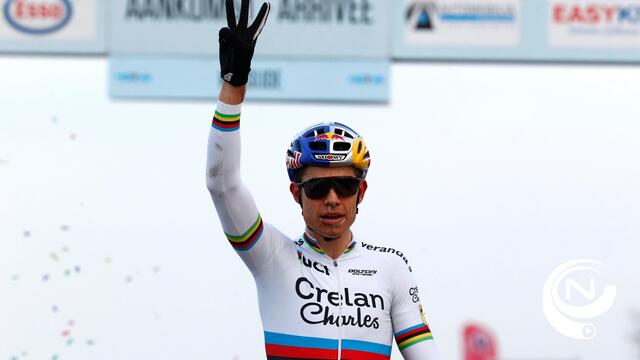 Sanne Cant en Wout van Aert gaan voor de regenboogtrui