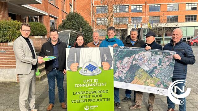 Boerenbond lust geen zonnepanelen op landbouwgrond :  ‘Behoud landbouwgrond voor voedselproductie’