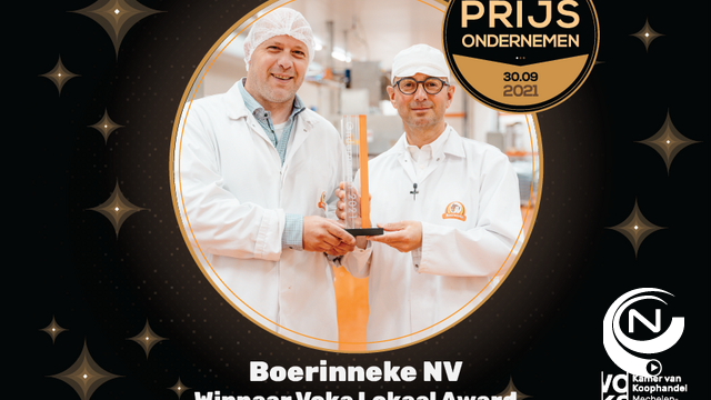  Boerinneke nieuwe genomineerde voor Voka Prijs Ondernemen 2021