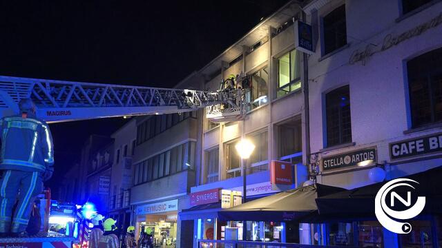 Slaapkamerbrand in appartement Bovenrij Herentals