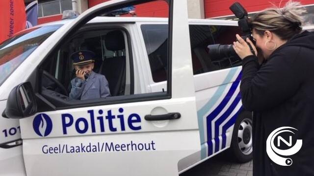 50 jonge feestvarkens maken het mooie weer bij brandweer, politie en Rode Kruis