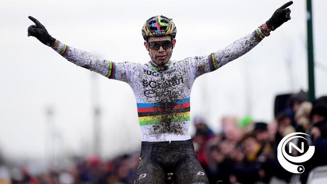 Wout van Aert wint in Bredene met zee van voorsprong