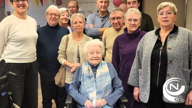 WZC Bremdael Emma Horemans 100 jaar :  "Ik word hier nogal in de watten gelegd, amai!" - ode aan Emma