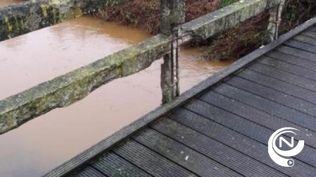 Liniebrug over Grote Nete in Hulshout gelegd