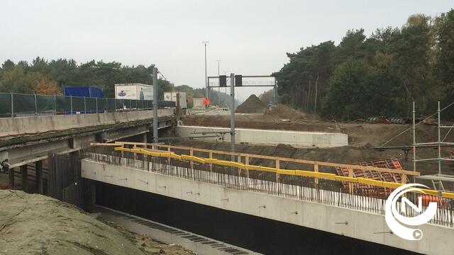 E313 afgesloten voor plaatsing brug Grobbendonk op 21/1