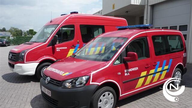 Brandweer Mol vervangt 2 verouderde voertuigen door gloednieuwe