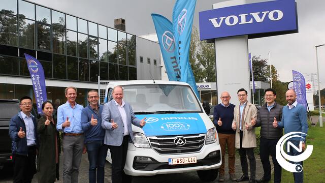 Chinese delegatie Maxus Full Electric bezoekt Van Houdt Groep in Herentals 